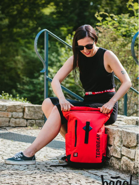 BAAGL  Roter Wickelrucksack teribear rot Baagl
