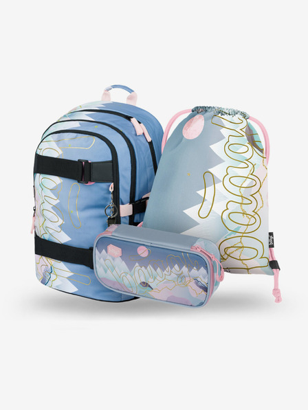 BAAGL  BAAGL 3 SET Skate Moon: Rucksack, Mäppchen, Tasche BAAGL