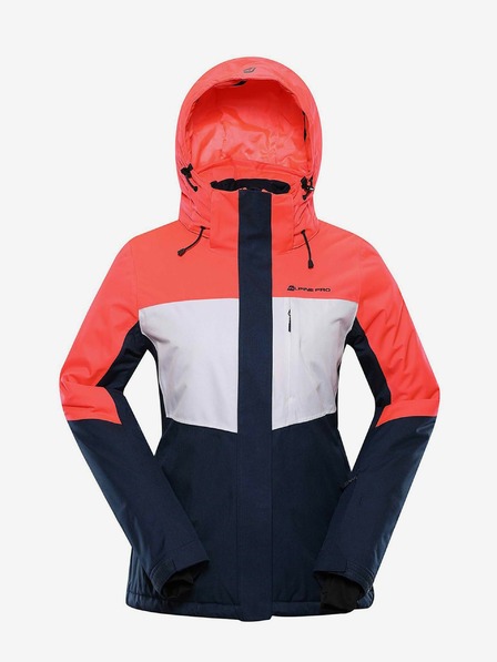 ALPINE PRO Orange-blaue Damen-Skijacke Alpine Pro SARDARA 5