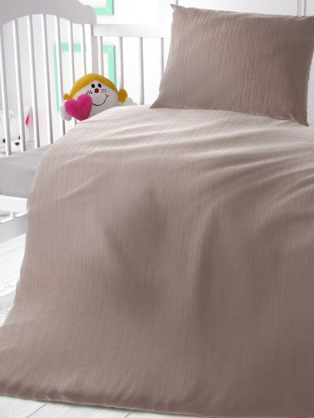 Kvalitex Muslin Bedding for Children's Bed beige Kvalitex