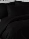 Kvalitex LUXURY COLLECTION Satin-Bettwäsche 140x200, 70x90cm schwarz