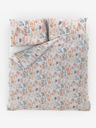 Kvalitex Satin French Bedding Luxury Collection 1+2, 200x200, 70x90cm Coral garden Kvalitex