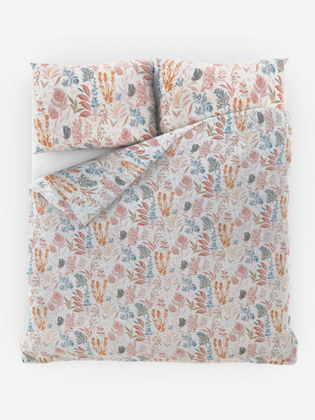 Kvalitex Satin French Bedding Luxury Collection 1+2, 200x200, 70x90cm Coral garden Kvalitex