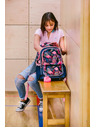 BAAGL  Blauer Schulrucksack Kern Flamingo Baagl