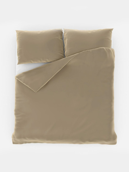 Kvalitex Satin-Laken LUXURY COLLECTION 140x200, 70x90cm beige