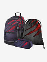 BAAGL  Grau 3er Set Core Lava: Rucksack, Mäppchen, Tasche Baagl