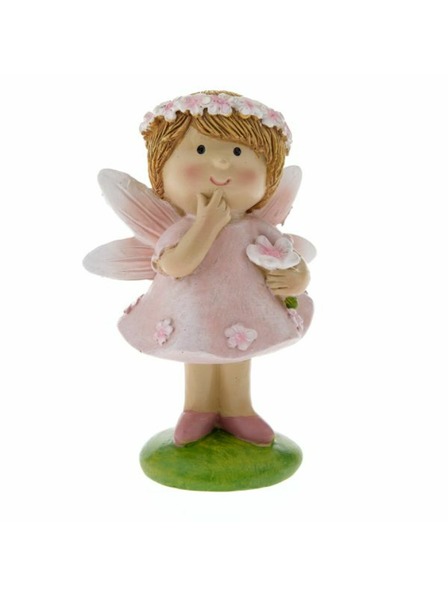 Casa de Engel Polyresin-Fee im rosa Kleid, 12/144