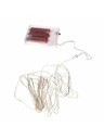 Casa de Engel LED-Lichterkette 50 LEDs, warmweiß, 0/100