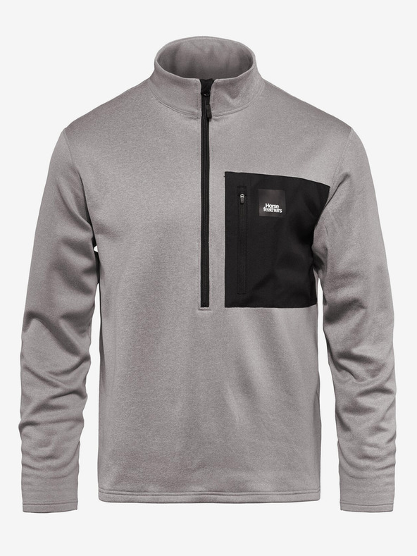 Horsefeathers Funktions-Sweatshirt Miner Horsefeathers - grau