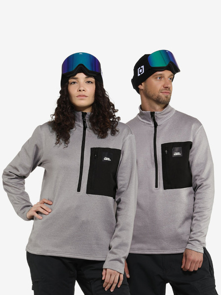 Horsefeathers Funktions-Sweatshirt Miner Horsefeathers - grau
