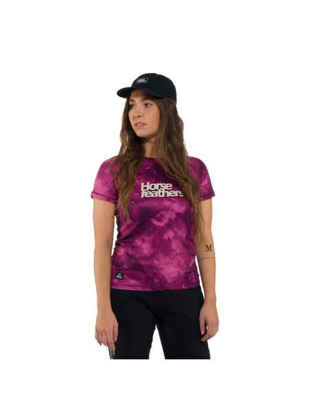 Horsefeathers Damen Bike Jersey Deco - Rosa von HORSEFEATHERS