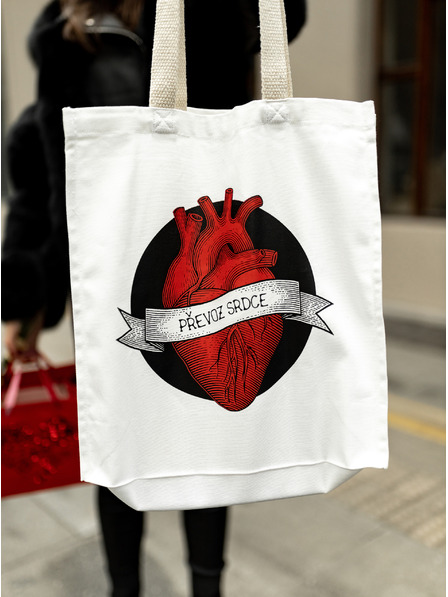 ZOOT.Original Weiße Segeltuchtasche ZOOT Original Carrying Heart