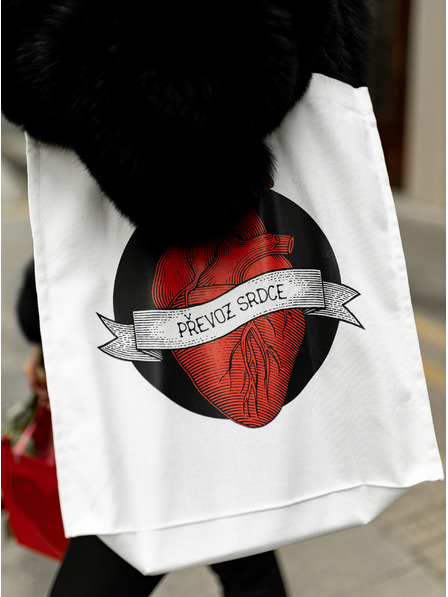 ZOOT.Original Weiße Segeltuchtasche ZOOT Original Carrying Heart