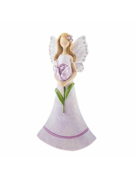 Casa de Engel Polyresin-Fee mit Blume, 12/144