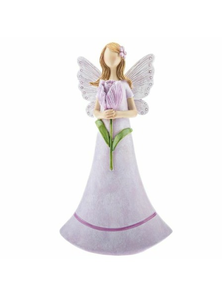 Casa de Engel Fee aus Polyresin mit Blume, 2/16