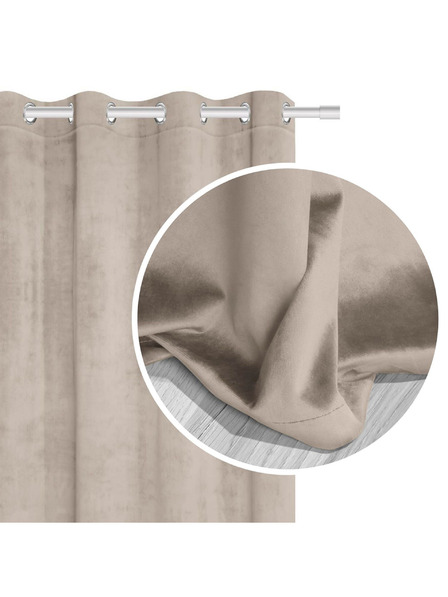 Edoti Vorhang aus weichem Samt 140x250 Edoti