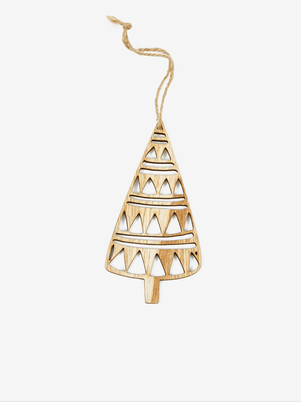 Kaemingk Christbaumschmuck in Form eines Weihnachtsbaums in braun Kaemingk