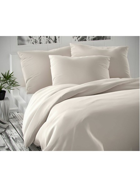 Kvalitex Satin Bettwäsche Luxury Collection 140x200, 70x90cm Weiß Kvalitex