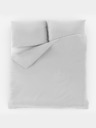 Kvalitex Satin-Bettwäsche mit Streifen 140x200, 70x90cm WEISS