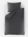 Kvalitex Muslin Bedding for Children's Bed dark gray Kvalitex
