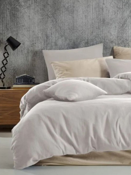 Kvalitex French Muslin Bedding 240x220, 70x90cm cream Kvalitex