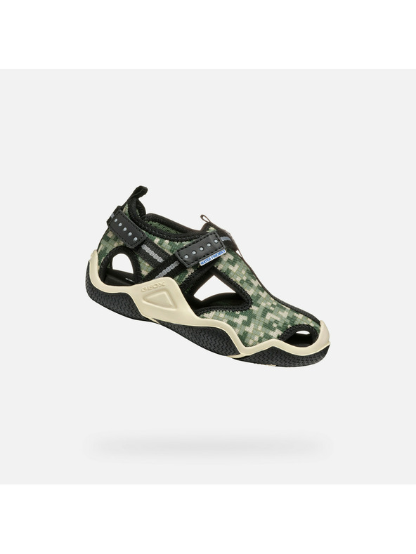 Geox Olivgrüne Jungen Sandalen Geox Wader