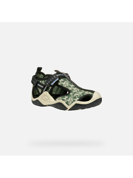 Geox Olivgrüne Jungen Sandalen Geox Wader