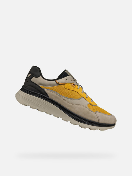 Geox Gelbe Herren-Turnschuhe Geox Spherica Actif X1