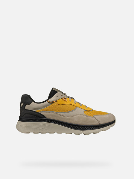 Geox Gelbe Herren-Turnschuhe Geox Spherica Actif X1