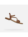 Geox Hellbraune Geox Sozy Plus Damensandalen