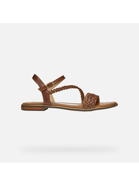 Geox Hellbraune Geox Sozy Plus Damensandalen