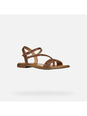 Geox Hellbraune Geox Sozy Plus Damensandalen