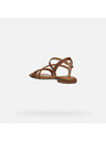 Geox Hellbraune Geox Sozy Plus Damensandalen