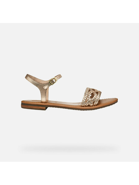 Geox Goldene Damen-Sandalen Geox Sozy S