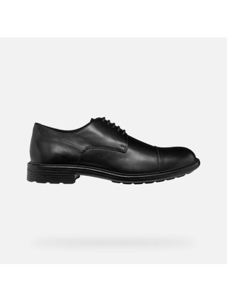 Geox Schwarz Herren Geox Walk Pleasure Kleid Schuhe
