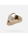 Geox Hellgrüne Damen-Sandalen Geox D Lampedusa