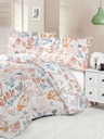 Kvalitex Satin French Bedding Luxury Collection 1+2, 220x200, 70x90cm Coral Garden Kvalitex