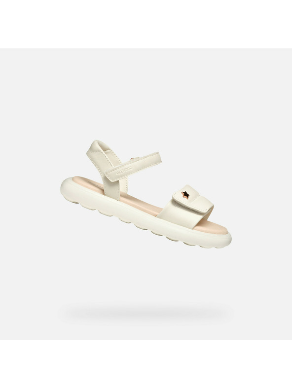 Geox Cremefarbene Geox Puffypop Sandalen für Mädchen