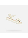 Geox Cremefarbene Geox Puffypop Sandalen für Mädchen