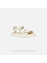Geox Cremefarbene Geox Puffypop Sandalen für Mädchen