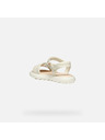 Geox Cremefarbene Geox Puffypop Sandalen für Mädchen