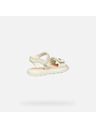 Geox Cremefarbene Geox Puffypop Sandalen für Mädchen