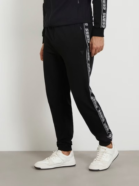 Guess Jeans Herren Schwarze Jogginghose New Arlo Guess Jeans