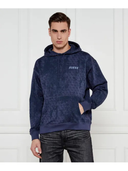 Guess Jeans Herren Blauer Hoodie Gotam Guess Jeans