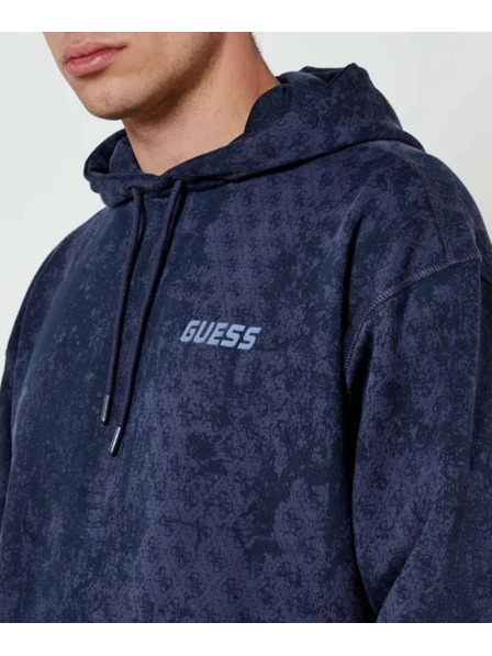 Guess Jeans Herren Blauer Hoodie Gotam Guess Jeans
