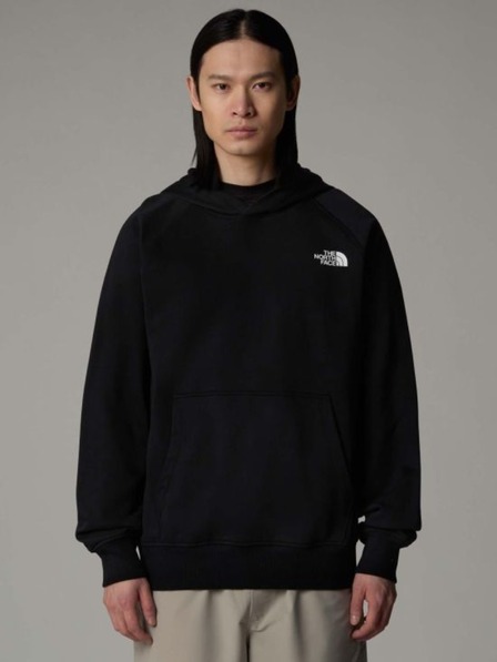 The North Face Herren Schwarzer Hoodie The North Face Raglan Redbox Hoodie nse