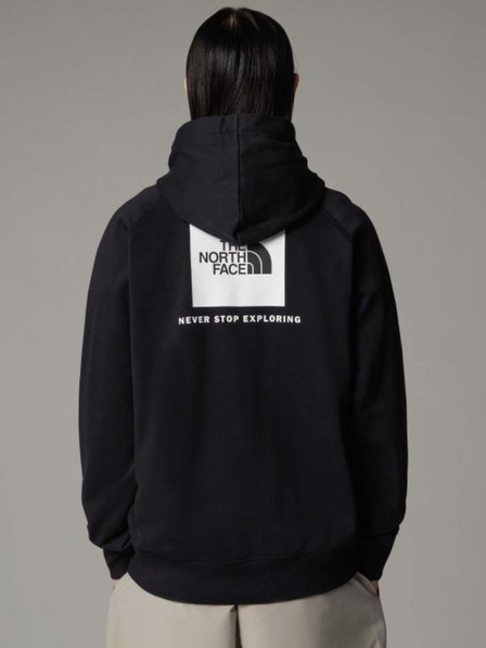The North Face Herren Schwarzer Hoodie The North Face Raglan Redbox Hoodie nse