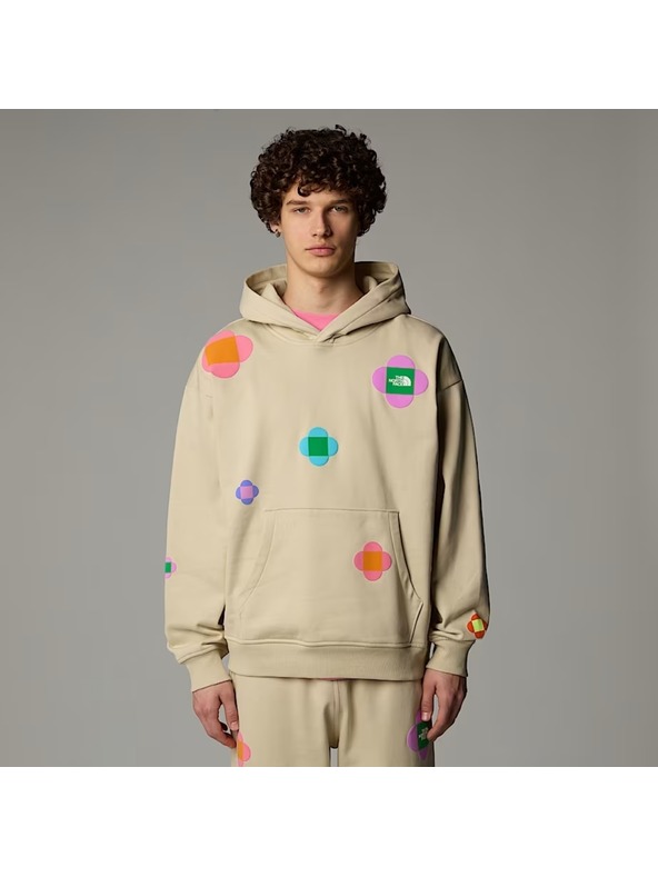 The North Face Beige Hoodie The North Face Nse X Yinka Ilori