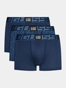 Guess Jeans Set dunkelblauer Herren Boxershorts Guess Jeans Underwear 3er-Pack P7CJ G Quadrate Blue