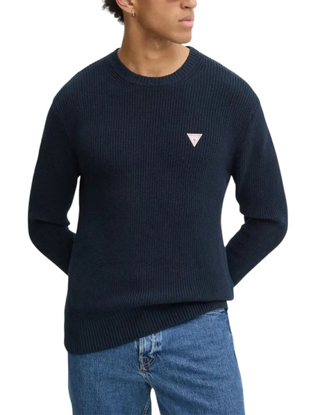 Guess Jeans Herren dunkelblauer Pullover z3hm1 Guess jeans